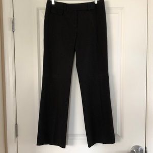 Solid black Ann Taylor dress pants 6